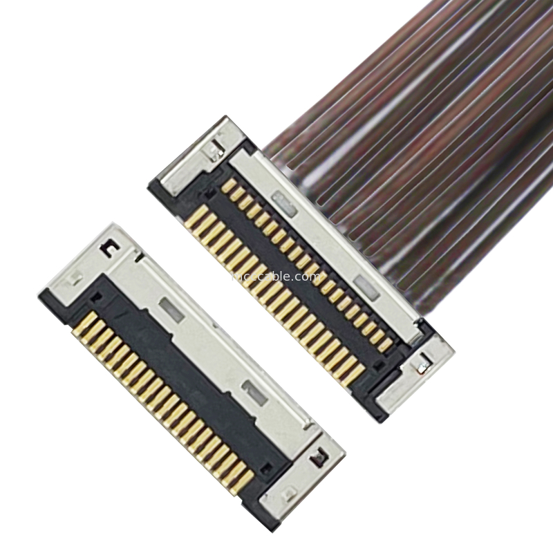 DF49-20P-SHL  Micro Coaxial Cable Assembly DF49-20P 0.4SD Extremely Fine Coaxial Harnesses