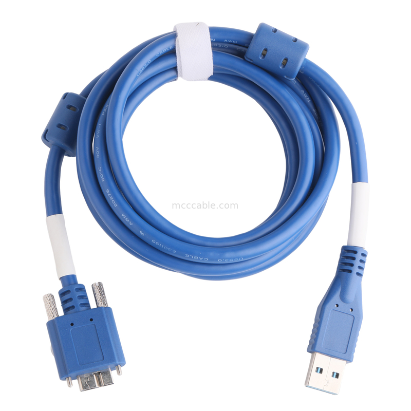 5gbps Micro B To Usb 3.0 Cable Length Customize Blue Color ROHS