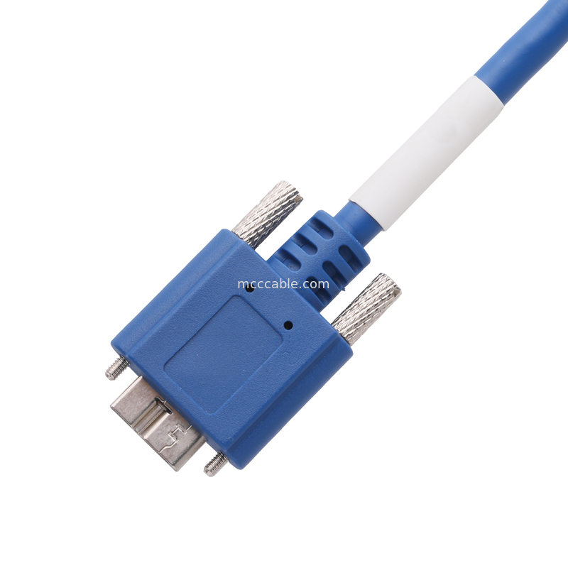 5gbps Micro B To Usb 3.0 Cable Length Customize Blue Color ROHS