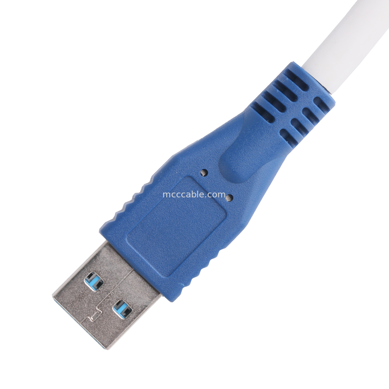 5gbps Micro B To Usb 3.0 Cable Length Customize Blue Color ROHS