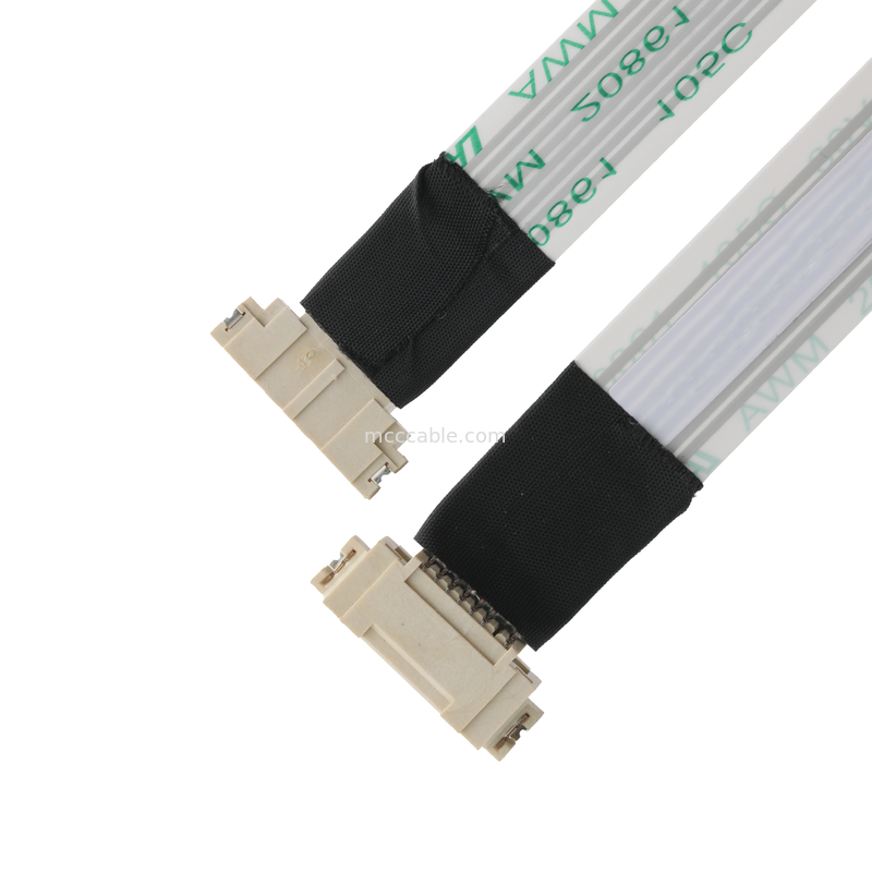 ROHS FFP/FPC 6Pin White IS100-L08T-C46-C To HS100-L08N-N62 Black Pitch 1.0mm OEM/ODM
