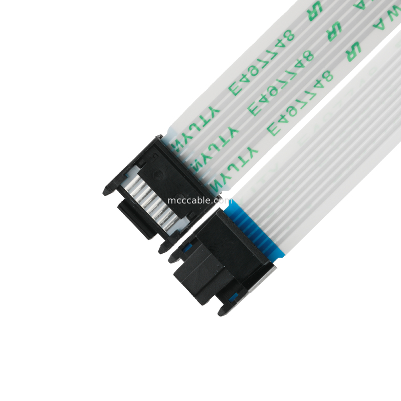 FFC/FPC IS100-L08T-C46-C Black to HS100-L08N-N62 Black LED FFC EXTENSION CABLE