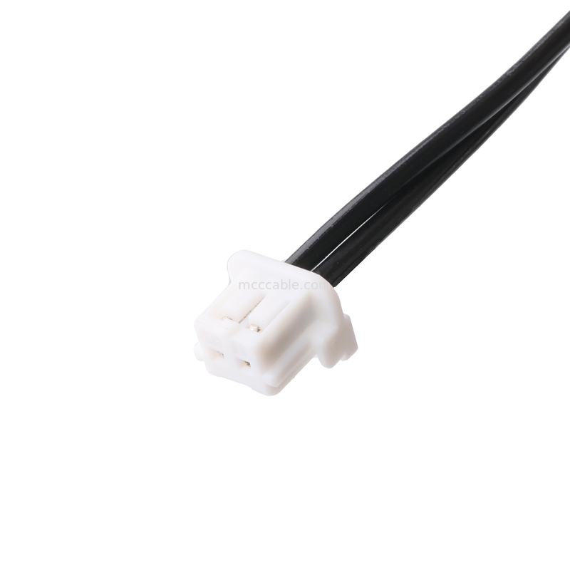 DC Plug 2.1*5.5mm Solder Type PVC Appearance molding 90 angle to  White Housing 2P MOLEX F