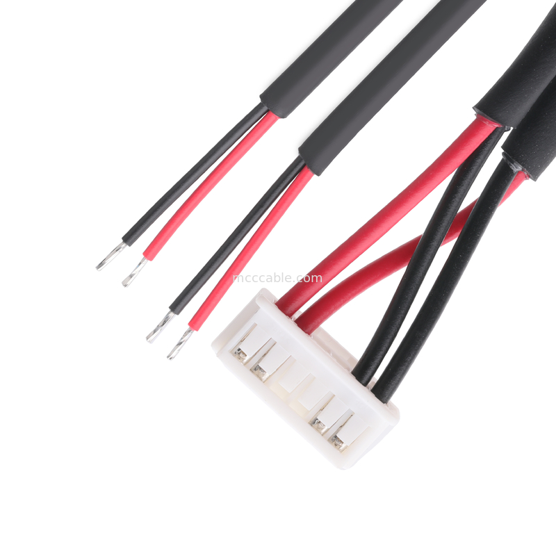 MOLEX 5023510600 PITCH 2.0mm 6P Housing to tin*4Pcs UL1007 80C 300V 22AWG Color Wre Diagram PVC ROHS