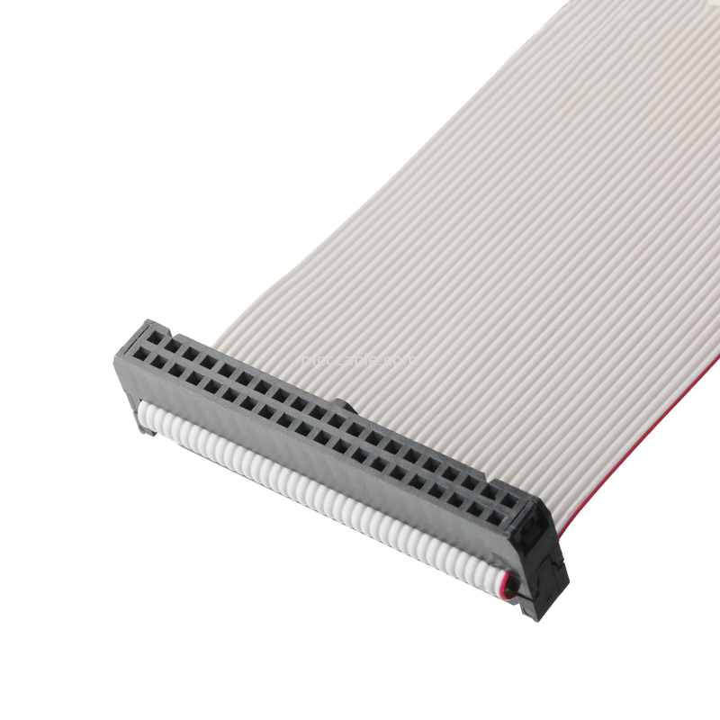 IDC FC-2*20P 40Pin 2.54mm Pitch Black PBT+G/F UL2651 28AWG IDC Flat Ribbon Cable 1.27mm Pitch OEM/ODM