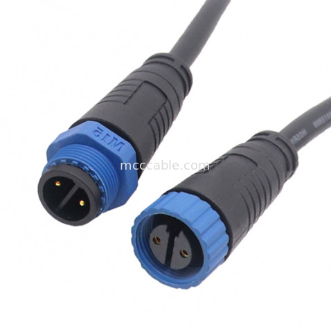 M15 Industrial 2, 3 Pin Circular Connector M15 Solder Type Assembly Connector Waterproof IP67