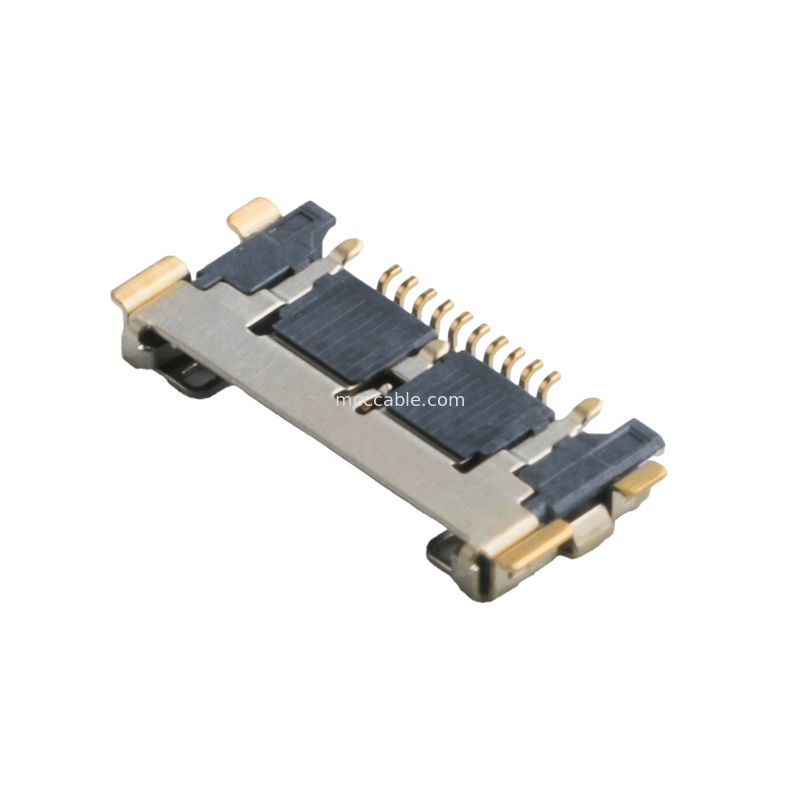 20633 Series 20Gbps/ Lane 20525-210E-02 Micro Coaxial Connector 0.4mm Pitch Plate End Seats