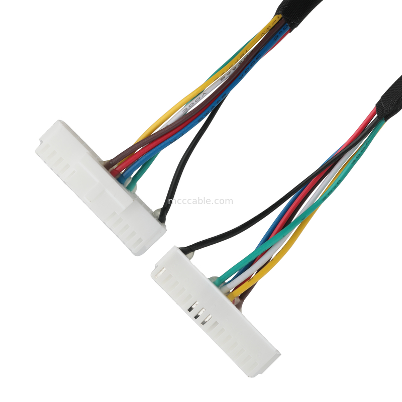 LVDS CABLE LHE PHSD 30P Picth 2.0mm To  A2545 20P Picth 2.54mm WIRE UL1007 24AWG COLOR SEE PIN-OUT OEM/ODM