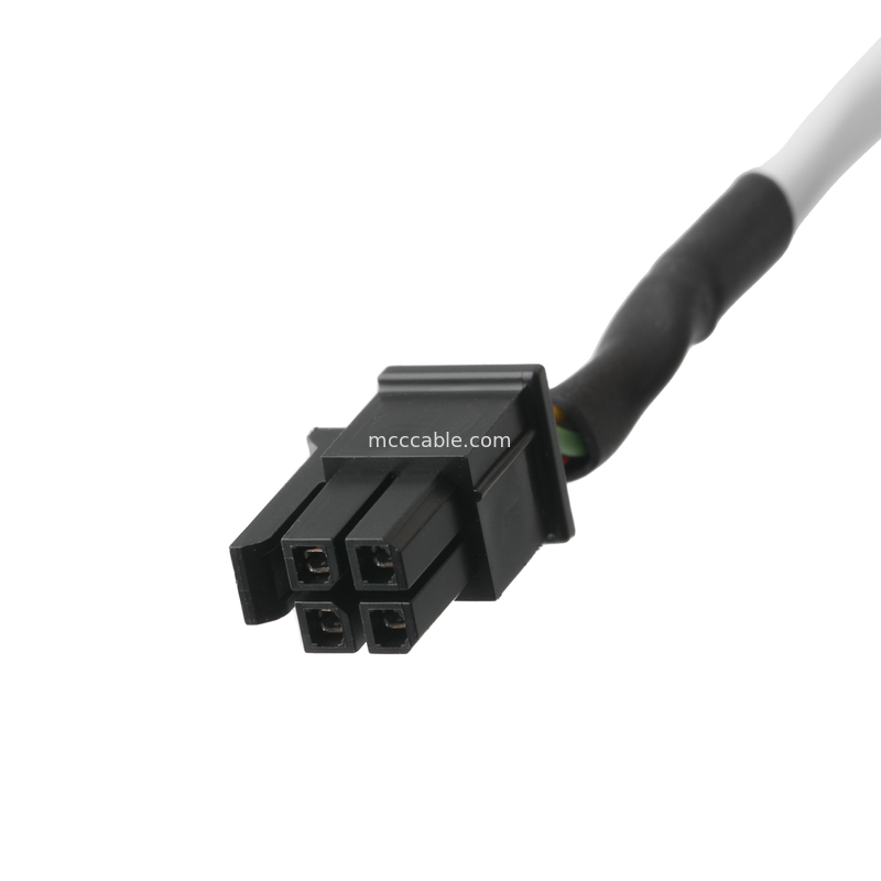 Pushbutton LED White M12 IP65/IP67 to HSG MALE 43025-0400 Pitch 3.0mm MX Power Switch Activator