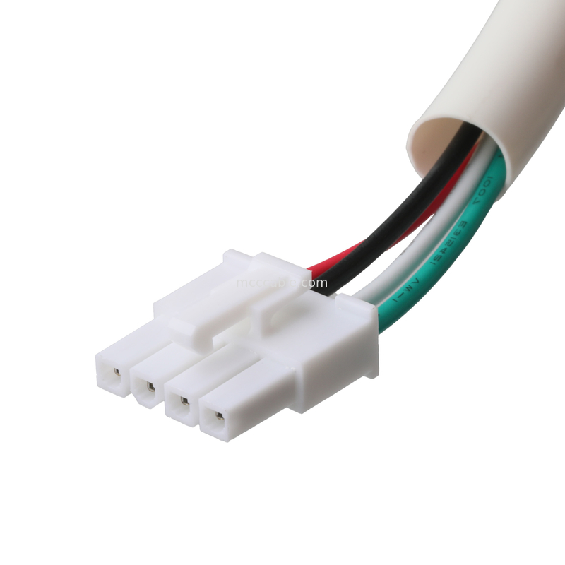 Molex HSG 4P To RCPT HSG 4P Pitch 4.2mm UL1007 18AWG 300V 80C OEM/ODM Length Customize