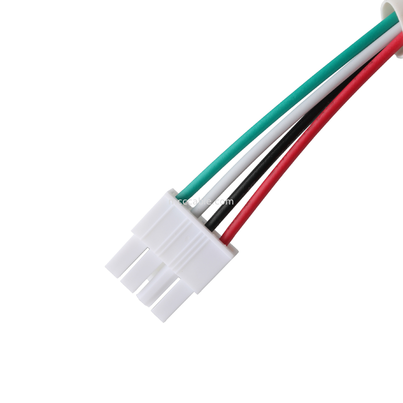 Molex HSG 4P To RCPT HSG 4P Pitch 4.2mm UL1007 18AWG 300V 80C OEM/ODM Length Customize