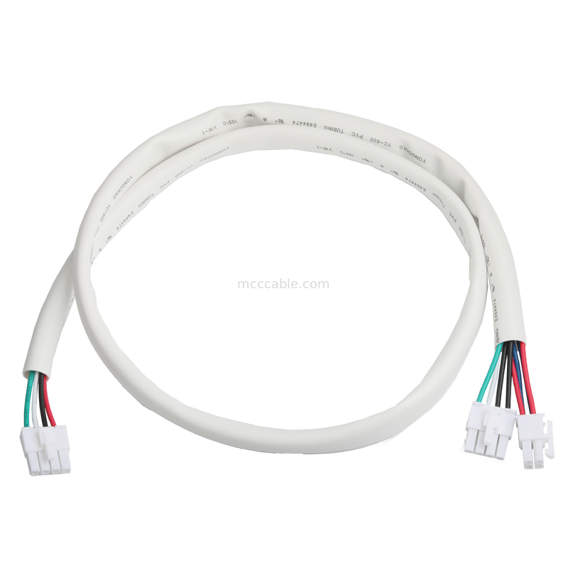 Molex HSG 4P To RCPT HSG 4P Pitch 4.2mm UL1007 18AWG 300V 80C OEM/ODM Length Customize