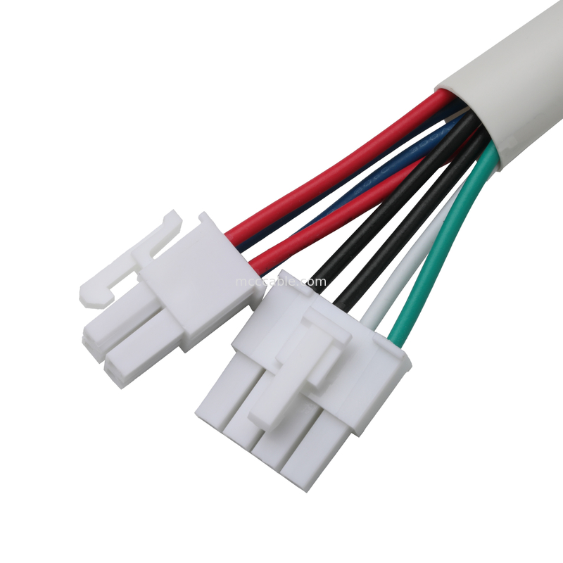 Molex HSG 4P To RCPT HSG 4P Pitch 4.2mm UL1007 18AWG 300V 80C OEM/ODM Length Customize