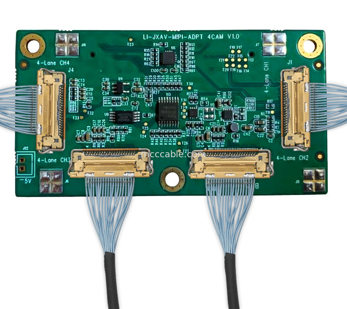 Industrial Cameras Drone Boards LI-IMX290-MIPI 20525-030E-02 Micro Coaxial Connector Assembly 20Gbps/ Lane