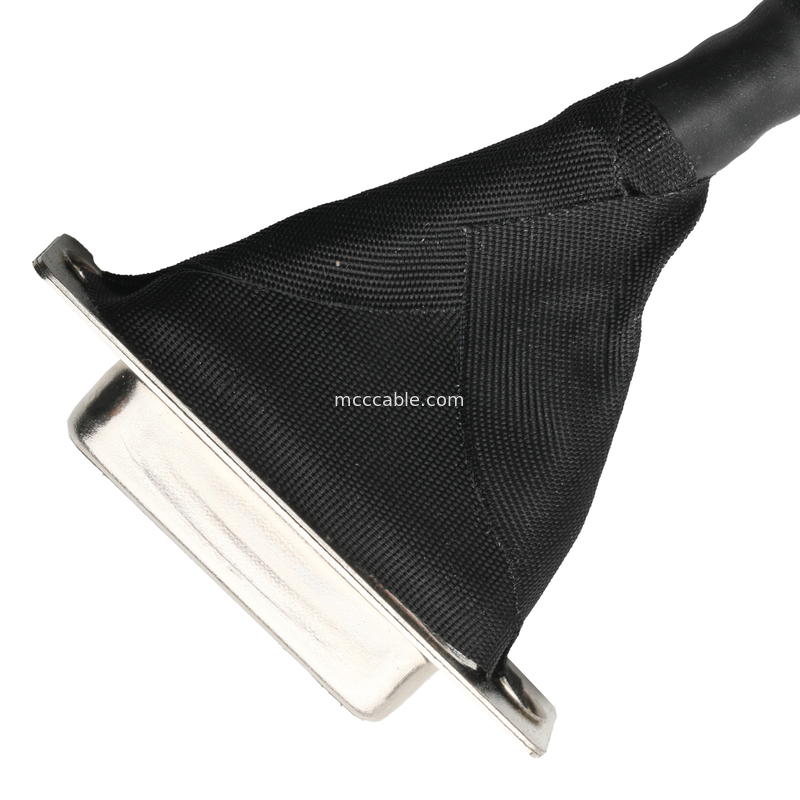 LVDS Cable Assembly  DF13-40Pin Pitch 1.25mm To HD-SUB 26P Female Sloder UL 1007 20AWG Cable OEM/ODM