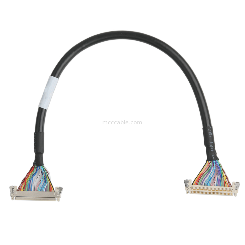 LCD Cable JAE FI-X30HL Display Screen Motherboard Cable Connector UL20276 AWG30 with Braid and UL Label