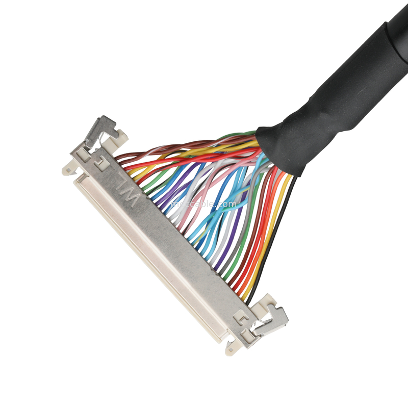 LCD Cable JAE FI-X30HL Display Screen Motherboard Cable Connector UL20276 AWG30 with Braid and UL Label