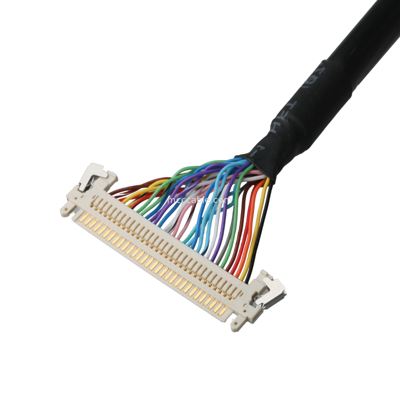 LCD Cable JAE FI-X30HL Display Screen Motherboard Cable Connector UL20276 AWG30 with Braid and UL Label