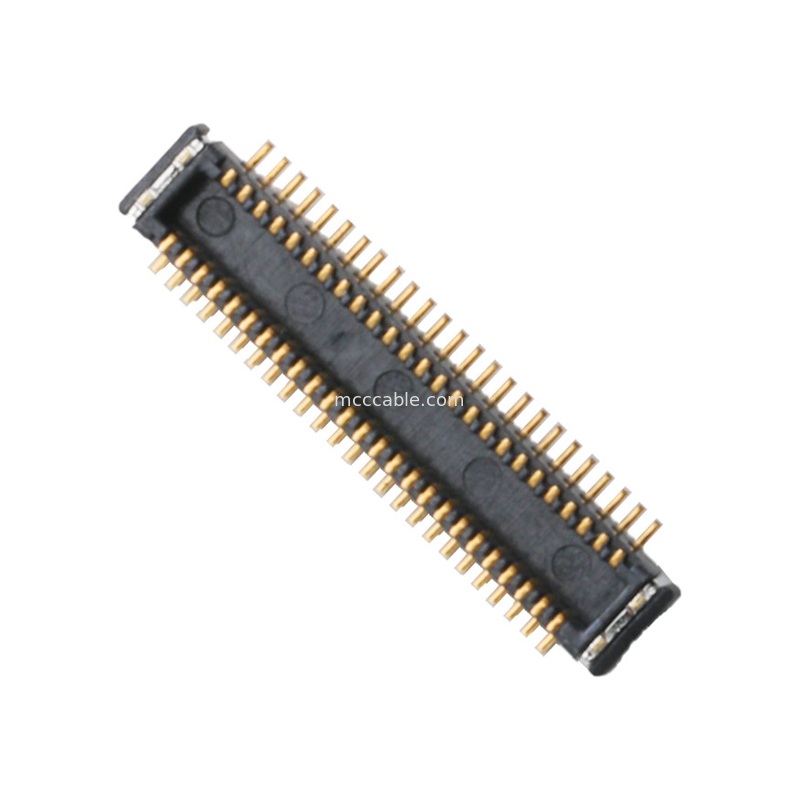 Aces 50185-05041-001 50pin 0.4mm PEC Board End Holder Connector OEM/ODM Length Customize