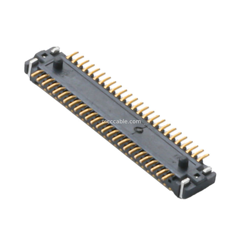 Aces 50185-05041-001 50pin 0.4mm PEC Board End Holder Connector OEM/ODM Length Customize