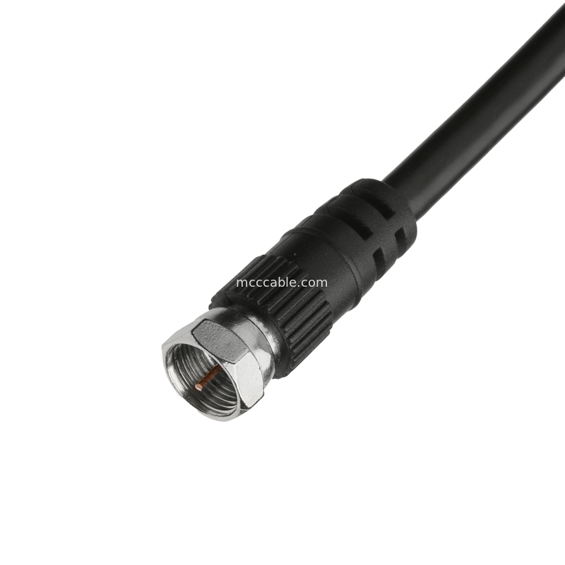 RF Coaxial Cable Connectors RG-59 Dual Head Connector Antenna Reception/wifi Signal