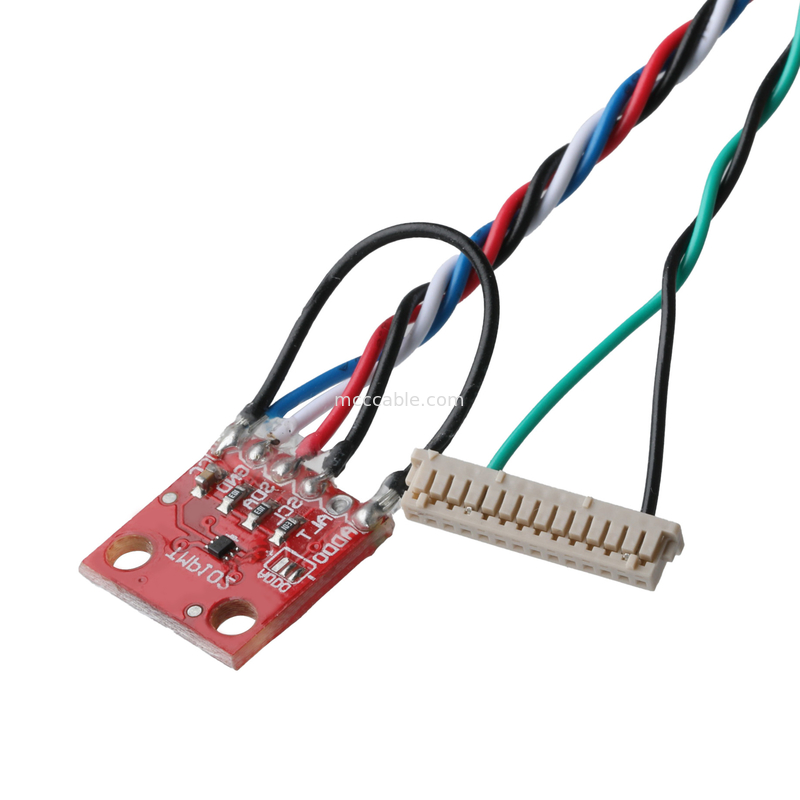 Combined Customized Cable JST RF-10 To DF13-14S-1.25C DF13-5S-1.25C And SEN-13314 Cable Connector Assembly