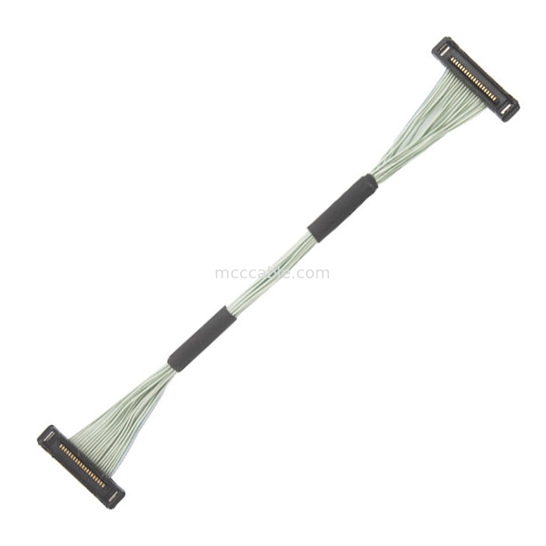 0.4mm Pitch 20380-R20T-06 Micro Coaxial Cable lvds connector cable 20P 0.4mm pitch