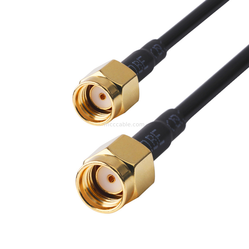RF connector 50ohm Impedance Lmr100 Rf Coaxial Cable Black lcd lvds cable samtec high speed cable
