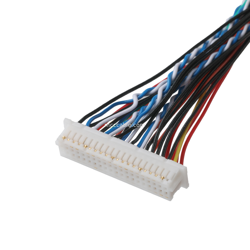 LVDS Cable FI-X30HL 30P To DF20A-40P Or 9P HSG Cable Coaxial Connector OEM/ODM