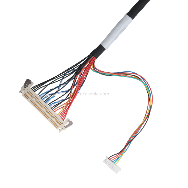 LVDS Cable FI-X30HL 30P To DF20A-40P Or 9P HSG Cable Coaxial Connector OEM/ODM