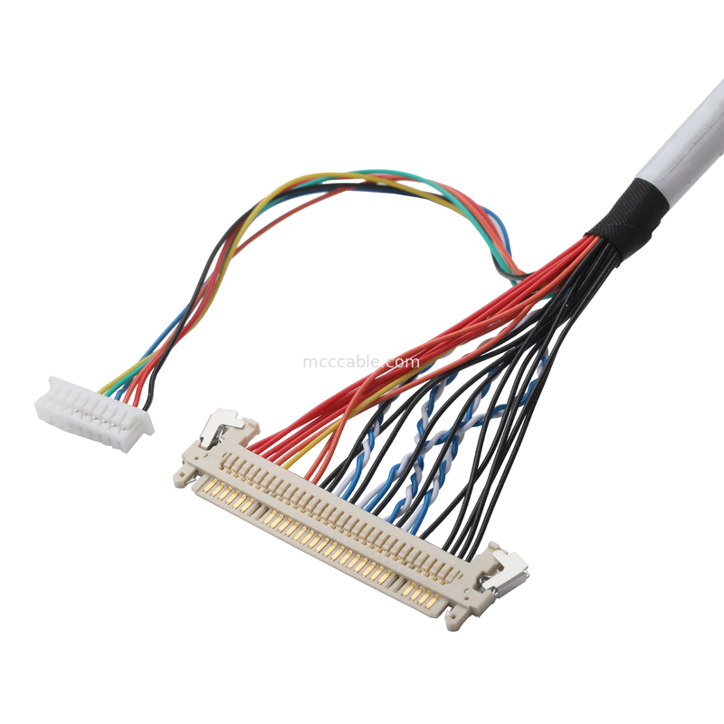 LVDS Cable FI-X30HL 30P To DF20A-40P Or 9P HSG Cable Coaxial Connector OEM/ODM