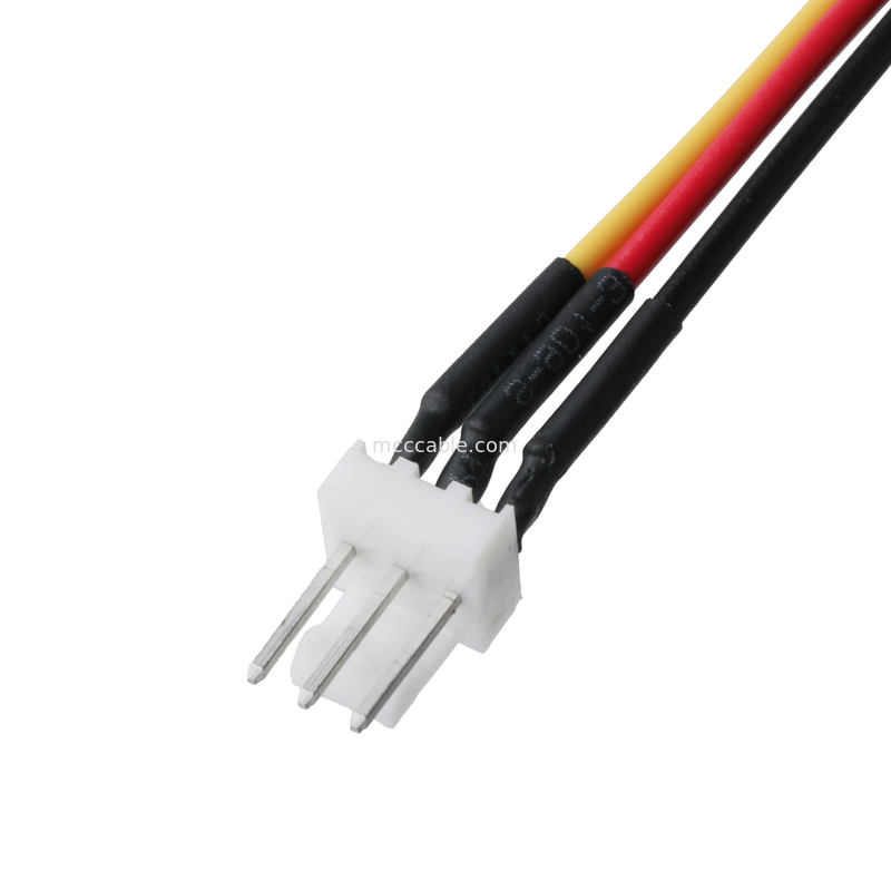 Molex Connector 22-23-2031 To 22-01-3037 3-POS Fan Header Male Pins 2.54mm Pitch 22AWG Hook-Up Wire Cable