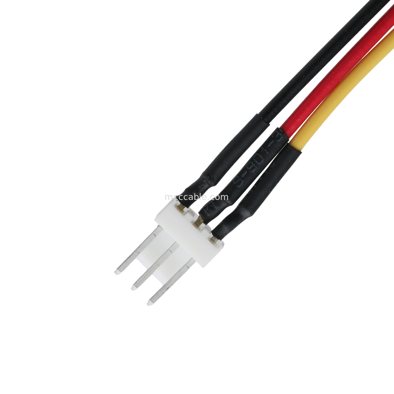 Molex Connector 22-23-2031 To 22-01-3037 3-POS Fan Header Male Pins 2.54mm Pitch 22AWG Hook-Up Wire Cable