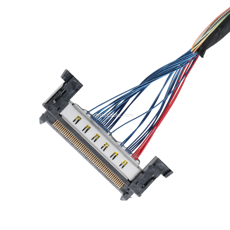 JAE FI-RE51-HL and JST EHR-7 to 20679-040T-01 LVDS EDP Cable Micro Coaxial Cable