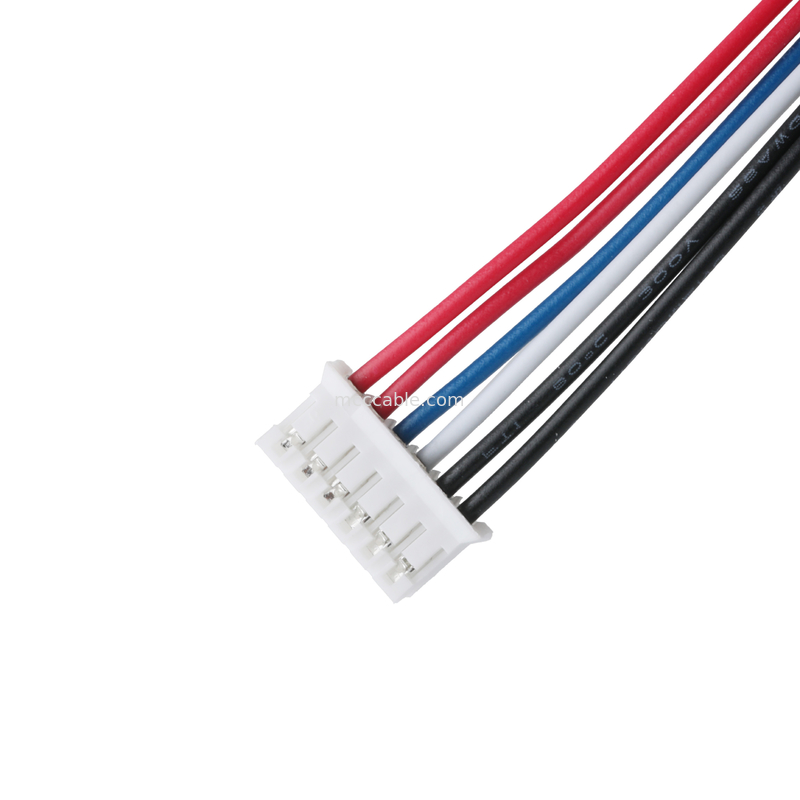 JST PHR-6 to open connecting line Customized cables for automotive, medical, industrial and various connecting devices