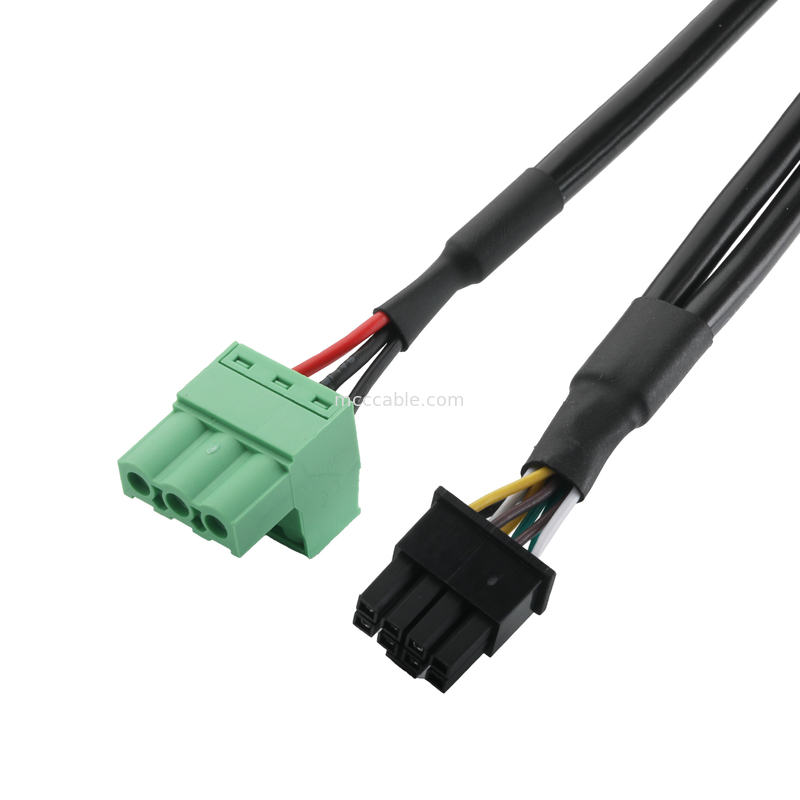Customized Industrial Cable Connectors DB-15P Female To HSG 43025-0800 Pitch 3.0mm And 691352710003 Pitch 5.8mm