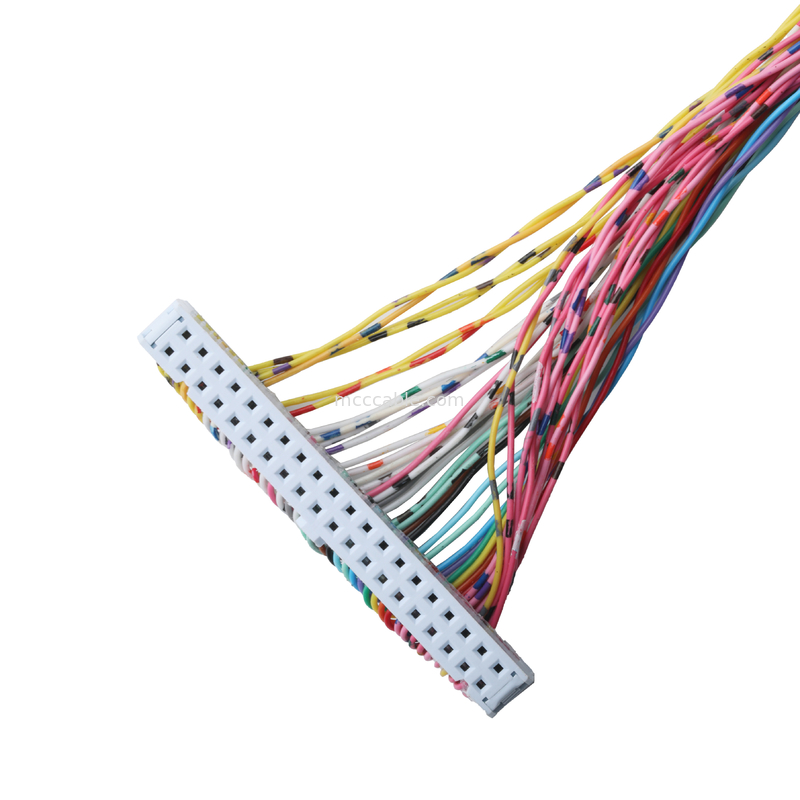 Connector 89140-0101 RCPT 40P IDC 26-28AWG GOLD Straight-Thru, NPT Hubs With Integral Sealing Ring