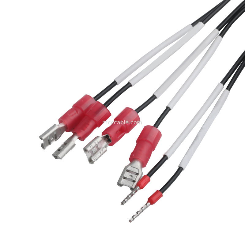 Customized Cable Extensions ID2.5~3.5*30m SHRINK RATI0>50% White 300~600V 125C Mark:BACK TAMPER-OPEN