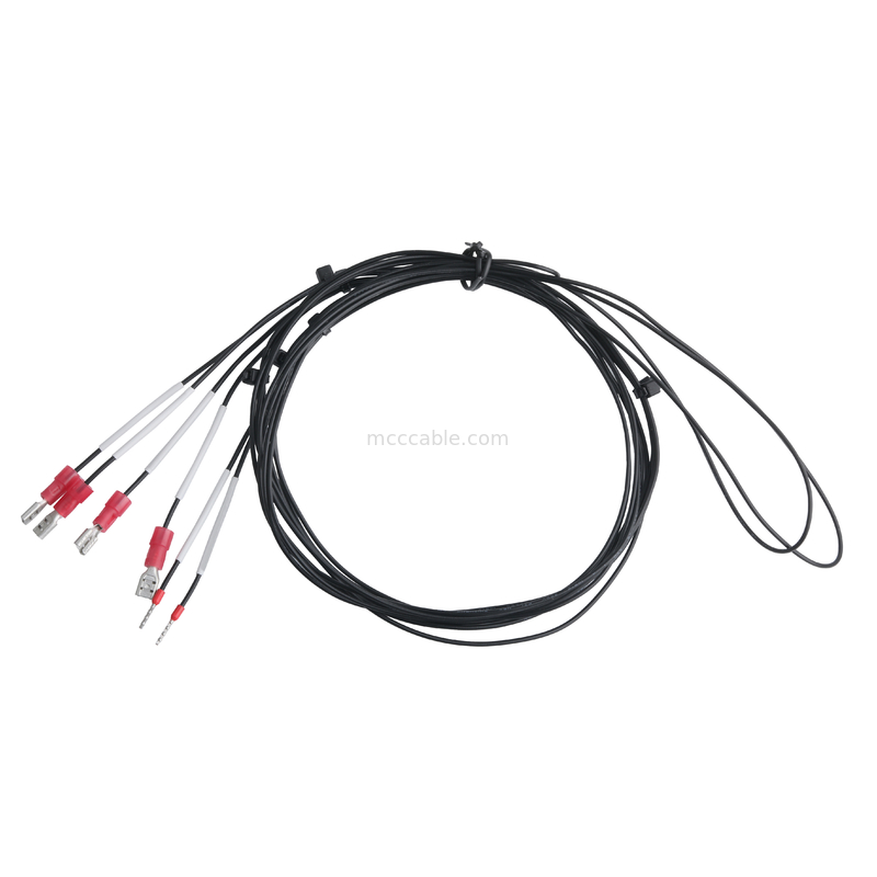 Customized Cable Extensions ID2.5~3.5*30m SHRINK RATI0>50% White 300~600V 125C Mark:BACK TAMPER-OPEN