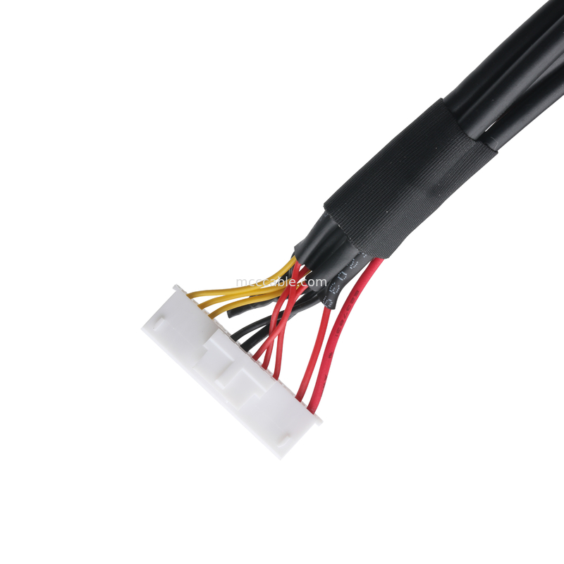 XHB-12P To M8 CONN Cable Assembly And DC CONN Or 43025-0400 CONN Pitch 3.0mm OEM/ODM