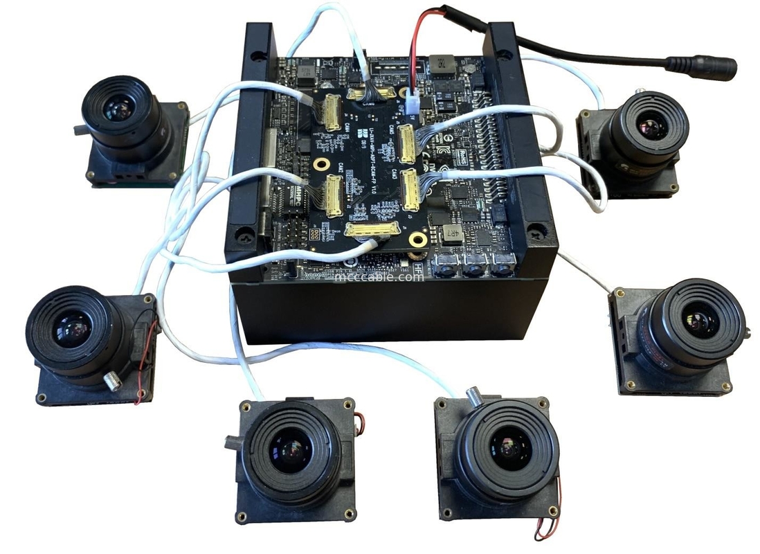 Micro Coax LI-JXAV-MIPI-ADPT-6CAM To LI-IMX290-MIPI-M12 FAW-1233-03 Cable Nvidia Camera Board And Design Camera Connecto