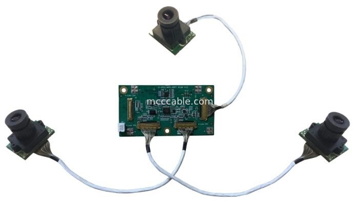 Micro Coax LI-JXAV-MIPI-ADPT-4CAM Camera Board And Design Camera Connector FAW-1233-02 Cable OEM/ODM