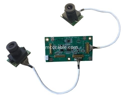 Micro Coax LI-JXAV-MIPI-ADPT-4CAM Camera Board And Design Camera Connector FAW-1233-02 Cable OEM/ODM