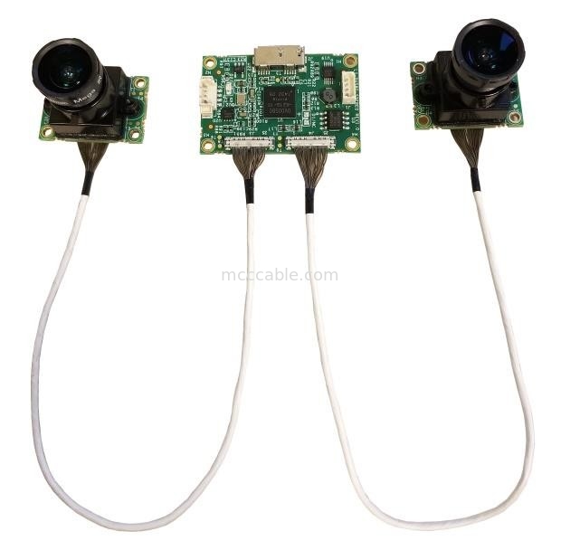 Micro Coax LI-JXAV-MIPI-ADPT-6CAM To LI-IMX290-MIPI-M12 FAW-1233-03 Cable Nvidia Camera Board And Design Camera Connecto
