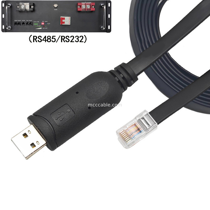 USB-A To RS485 RJ45 Serial Cable 8P8C Compatible With RS485 Communication Configuration Debugging Line