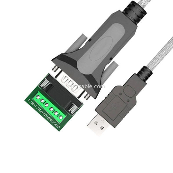 USB-A To RS485 Serial Port DB9 Industrial Digital Signal Cable, Support Different Interface Customization