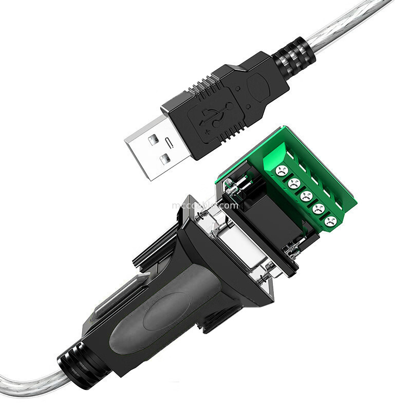 USB-A To RS485 Serial Port DB9 Industrial Digital Signal Cable, Support Different Interface Customization