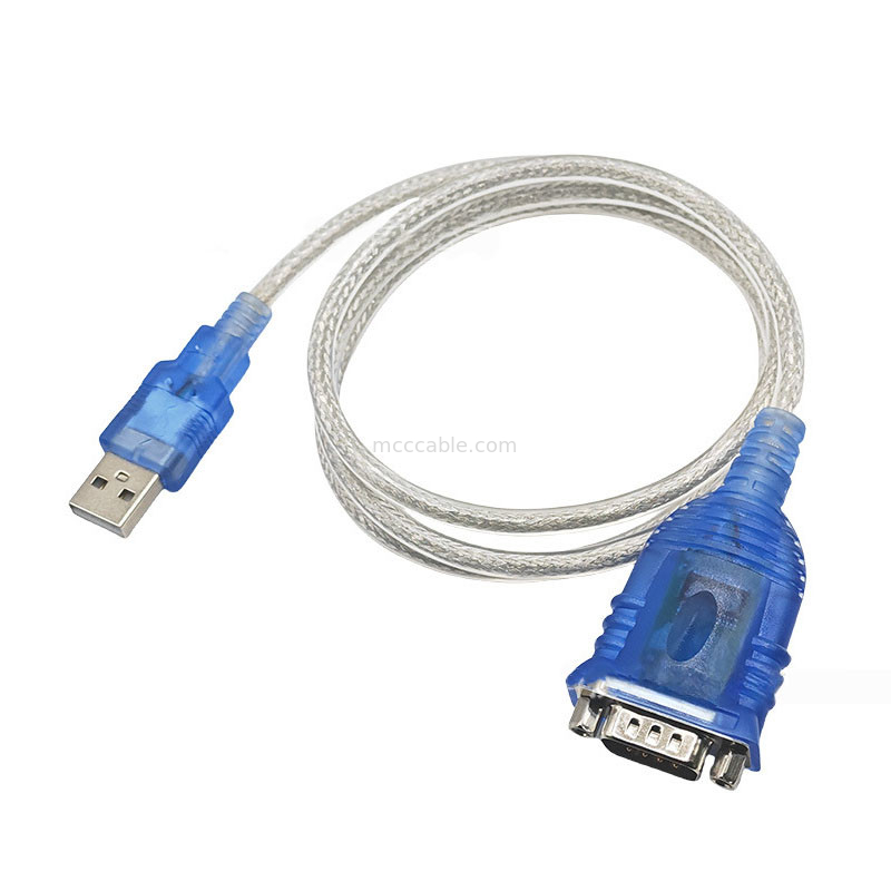 PL2303GT USB To Serial Cable USB-A To DB-9P Connector Interface, RS232-340 Serial Protocol, Supports Custom Cable Length
