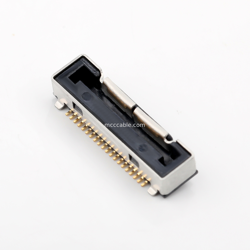 Honda LVC-D20SFYG PC-side 0.5 Mm Pitch SMT Type Connector For Single / Flat Super-thin Coaxial Cables