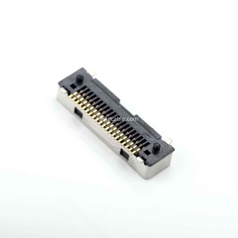 Honda LVC-D20SFYG PC-side 0.5 Mm Pitch SMT Type Connector For Single / Flat Super-thin Coaxial Cables
